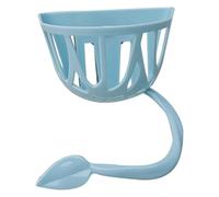 Futterspender - 8 Zoll kompakter Futterspender | PVC Vogelkäfig-Widerstandsfähiger Futterhalter mit Ablagen leicht zu montieren ideal für verschiedener Rassen