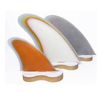 FUTUER/ FCS MR-X Big Twin + Stabilizer Performance Glass Tri-Fin Set Surfboard Fins 3 Pieces Surf Accessories