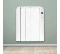 Futura 1000W Wall Mounted Electric Panel Heater, 24/7 Timer, White