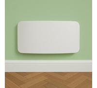 Futura 1000W Wifi Curved Designer Electric Radiator Panel Heater White Wall Mounted Timer And Thermostat