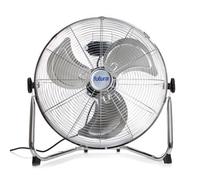 Futura 16” Chrome High Velocity Floor Fan, Heavy Duty Metal Fan, Industrial Cooling Fan with 3 Speeds & Adjustable Tilt Head, Powerful Metal Air Circulator for Gym, Warehouse, Home or Office