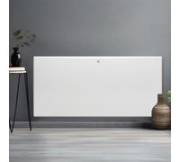 Futura 2000W Wall Electric Radiator Panel Heater Bathroom Safe Setback Timer in White Futura White