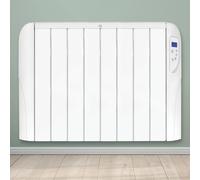 Futura 2000W White Electric Radiator Heaters for Home, Bathroom Safe 24/7 Day Timer Electric Heater Lot 20 & Advanced Thermostat Control Wall Mounted Low Energy Panel Heater with Child Lock