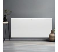 Futura Electric Wall Mounted Panel Heater 2000W Thermostat And Advanced Timer - White, White