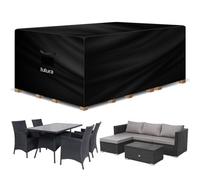 Futura 420D Rectangular 213X132X72Cm Waterproof Garden Furniture Cover, Outdoor Patio Weatherproof Rattan Sofa Shield