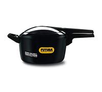 FUTURA Pressure Cooker, Aluminum, Black, 5-Litre