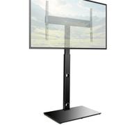 Futura TV Floor Stand for 30-75 Inch TVs, Swivel Bracket & Height Adjustable, Universal TV Stand, Tempered Glass Base, Max VESA 600x400mm, 40kg Capacity & Cable Management