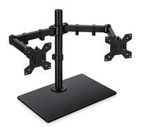 Futura Dual Monitor Stand 13 To 32 Inch Height Adjustable Freestanding Base Supports 8Kg Per Arm