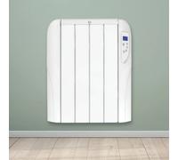 Futura Electric 1000W Radiator Panel Heater Wall Mounted Advanced Timer Digital Thermostat, Bathroom Safe Room Heater