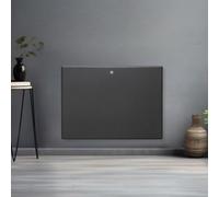 Electric Wall Mounted Panel Heater 1000W Thermostat And Advanced Timer - Grey