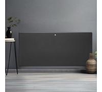 Electric Wall Mounted Panel Heater 2000W Thermostat And Advanced Timer - Grey, Grey