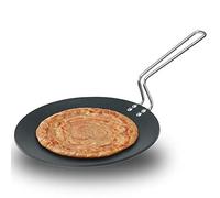 Futura Non-Stick Concave Tava Griddle, 10-Inch 4.06mm with Steel Handle