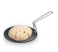 HAWKINS Futura Non-stick Concave Tava Griddle 4.06mm Thick with Steel Handle, 8.5-Inch