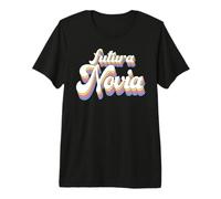 Futura Novia Spanish Bride to Be Retro Bachelorette Wedding Premium T-Shirt