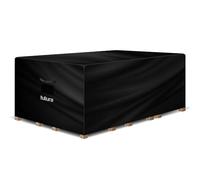 Futura Rectangular Garden Furniture Covers Waterproof 300x250x100cm, 420D Oxford Fabric Outdoor Table, Rattan & Patio garden furniture covers, PVC Lined, Air Vents and UV Safe