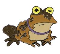 Futurama HypnoToad Hypno Toad Frog Hypnosis Hypnotic Hypnotize Animated Comedy TV Show 1.8" Enamel Pin Badge, 1.8 inches, Enamel, enamel