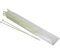 Future 340070 White Cable Tie B/C, 300 x 4.8 mm, Pack of 10