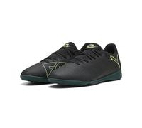 Puma Unisex Future 8 Play Indoor Training Football Boots, Puma Black-Fizzy Light-Green Terrain, 6 UK
