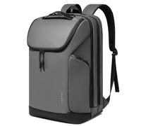 FUTURE AESTHETICS Business Commute Backpack for Men and Women, Waterproof 15.6 Inch Laptop Backpack,Travel Backpack, Grey, L, Business Work Travel Commute