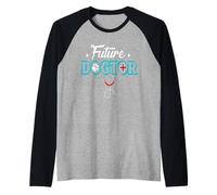 Future Animal Doctor Vet Student Veterinary Medicine Raglan Baseball Tee