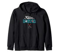 Future Animal Doctor Vet Student Veterinary Medicine Zip Hoodie