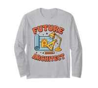 Future Architect Kids Architecture Student Cute Builder Long Sleeve T-Shirt