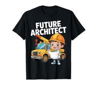 Future Architect Kids Builder Career Dream Playful T-Shirt