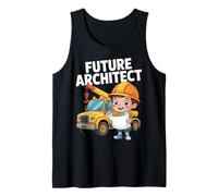 Future Architect Kids Builder Career Dream Playful Tank Top