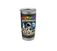 Future Astronaut Space Exploration Rocket Design Stainless Steel Insulated Tumbler