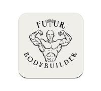 Future Bodybuilder Sport Muscle Room Cork Coaster - 1 Unit (95 x 95 mm)