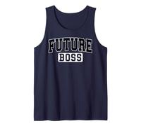 Future Boss Varsity Style Entrepreneur Graduation Black Art Tank Top