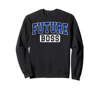 Future Boss Varsity Style Entrepreneur Graduation Blue Art Sweatshirt