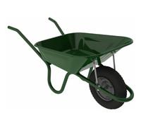 Future Build Supplies Haemmerlin 1041G Original Green 90 L Wheelbarrow Wheel Barrow with Pneumatic Tyre