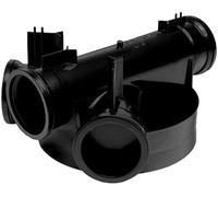 Future Build Supplies Ltd 320mm Underground Drainage Base for Inspection Chamber Set - Circular Base for Manhole system (Base)