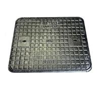 Future Build Supplies Ltd A15 1.5 tonne Cast Iron Traditional Pedestrian Only Manhole Inspection Cover 600mm x 450mm Clear Opening 680mm x 530mm x 30mm Overall Including Frame