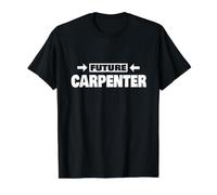 Future Carpenter Saying Funny Carpenter Value Graphic T-Shirt, Men, Black, L
