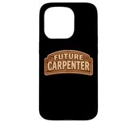 Future Carpenter Woodworker Child Kids Carpentry Student Case for iPhone 15 Pro