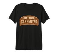 Future Carpenter Woodworker Child Kids Carpentry Student Premium T-Shirt