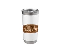 Future Carpenter Woodworker Child Kids Carpentry Student Stainless Steel Insulated Tumbler
