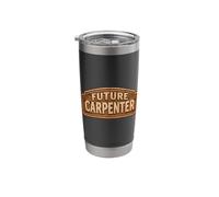 Future Carpenter Woodworker Child Kids Carpentry Student Stainless Steel Insulated Tumbler
