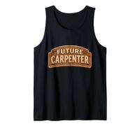 Future Carpenter Woodworker Child Kids Carpentry Student Tank Top