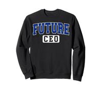 Future CEO Varsity Style Entrepreneur Graduation Blue Art Sweatshirt