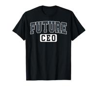 Future CEO Varsity Style Entrepreneur Graduation Slate Art T-Shirt