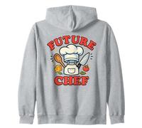 Future Chef Kids Cooking Foodie Kitchen Career Dream Zip Hoodie