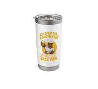 Future Civil Engineer BOD Like A Dad BOD Master Builder Stainless Steel Insulated Tumbler