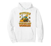 Future Construction Worker Kids Career Builder In Training Pullover Hoodie
