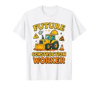 Future Construction Worker Kids Career Builder in Training T-Shirt