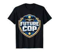 Future Cop Police Officer Academy Policeman Boys Kids Child T-Shirt