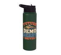 Future Demolition Derby Driver Kids Demo Derby Stainless Steel Insulated Water Bottle