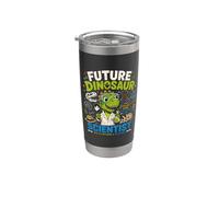 Future Dinosaur Scientist Volcano Explorer Kids Stainless Steel Insulated Tumbler